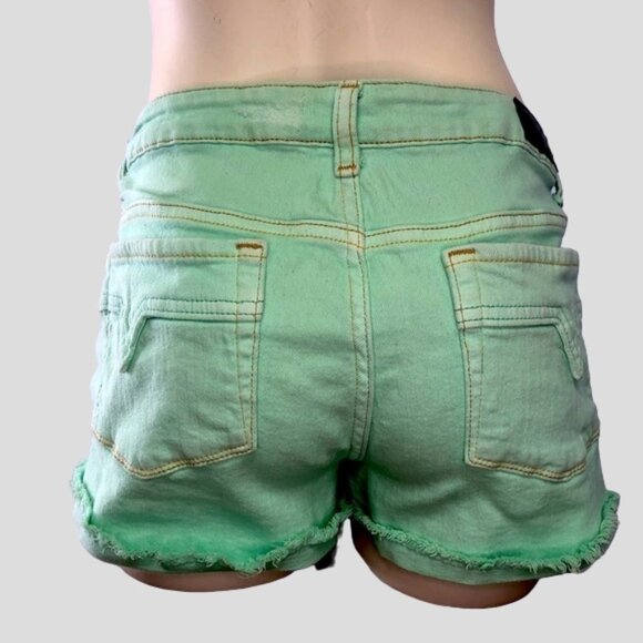 O’Neill Mint Denim Jean Shorts - Picture 2 of 9